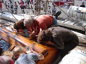 Visiteurs du Belem