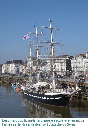 Le Belem à Nantes