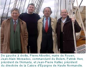 Pierre Albertini, Jean-Alain Morzadeo, Patrick Herr, Jean-Pierre Hallier