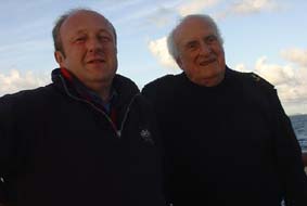 Le Cdt Michel Pery et Jean-François Deniau