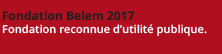 Fondation Belem 2016, fondation reconnue d'utilité publique