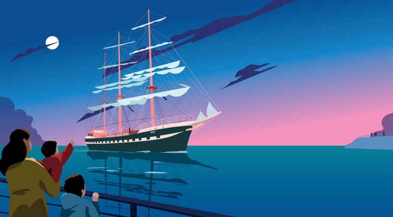 Visite du Belem à Brest