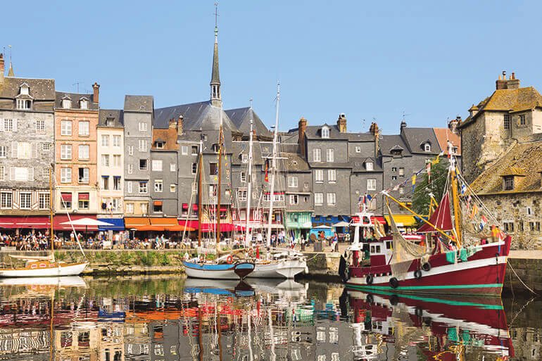 Visite du Belem à Honfleur