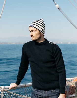 Le pull marin mixte Belem x Dalmard Marine