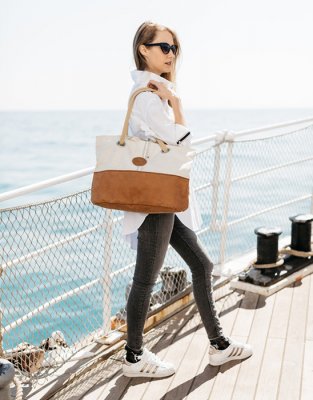 Le sac à main Charlie - Belem x 727 Sailbags