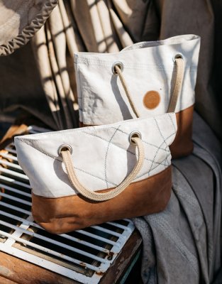 Le sac à main Charlie - Belem x 727 Sailbags