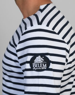 Marinière mixte coton fin Belem x Dalmard Marine