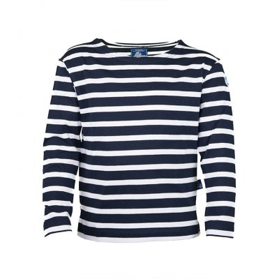 Marinière manches longues Garçon Marine/blanc