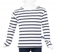 Marinière manches longues Fille Blanc/marine